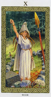 ³ - Tarot of Druids - ֮ - Wheel Of Fortune