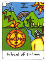  - African Tarot - ֮ - Wheel Of Fortune