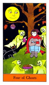 ʥ - Halloween Tarot - ʥ - Four Of Cups