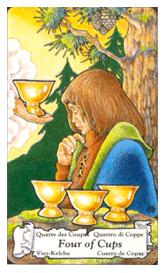 ɭ޲ - Hanson Roberts Tarot - ʥ - Four Of Cups