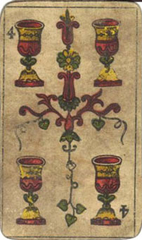 I - I Tarot - ʥ - Four Of Cups