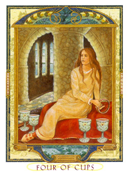  - Lovers Path Tarot - ʥ - Four Of Cups