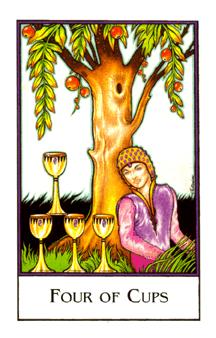  - Palladini Tarot - ʥ - Four Of Cups