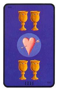 Ů - Tarot of the Witches - ʥ - Four Of Cups