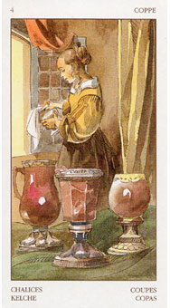 ո - Tarot of The Renaissance - ʥ - Four Of Cups