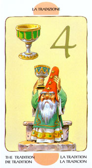  - Tarot of the Gnomes - ʥ - Four Of Cups