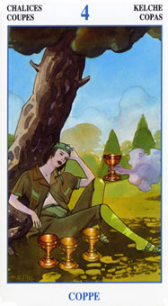 ش˵ - The Secret Tarots - ʥ - Four Of Cups