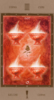 Թ - The Labyrinth Tarots - ʥ - Four Of Cups