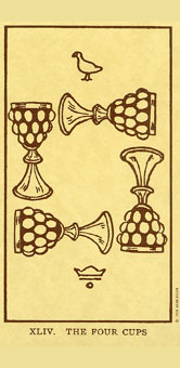 ˣUSG - Egyptian Tarot - ʥ - Four Of Cups