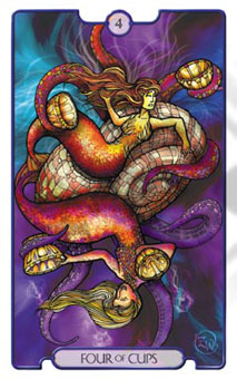 ʾ¼ - Revelations (Adflatus) Tarot - ʥ - Four Of Cups