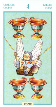 ƽ - Tarots Of The Golden Dawnt - ʥ - Four Of Cups