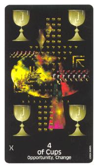 ѻħ - Crows Magick Tarot - ʥ - Four Of Cups