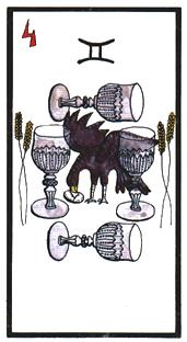  - Esoterico Tarot - ʥ - Four Of Cups