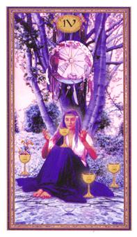 ܶ - Gendron Tarot - ʥ - Four Of Cups