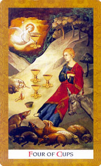 ƽʱ - Golden Tarot - ʥ - Four Of Cups