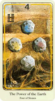  - Haindl Tarot - Ǯ - Four Of Pentacles