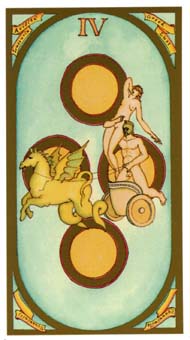 ո - Renaissance Tarot - Ǯ - Four Of Pentacles
