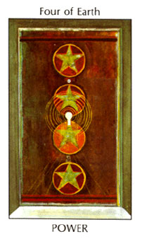  - Tarot of the Spirit - Ǯ - Four Of Pentacles