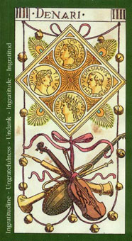  - Tarot Of Master - Ǯ - Four Of Pentacles