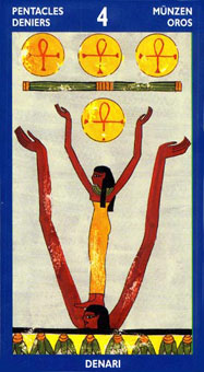 ˹ҿ˹ - Tarot of the Sphinx - Ǯ - Four Of Pentacles