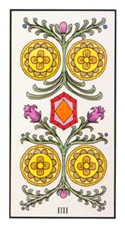 ʹ - Angel Tarot - Ǯ - Four Of Pentacles