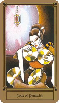  - Fantastical Tarot - Ǯ - Four Of Pentacles