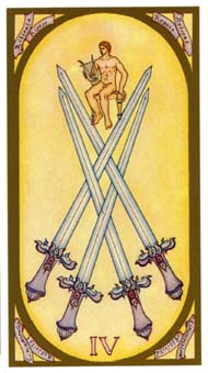 ո - Renaissance Tarot -  - Four Of Swords