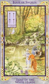 ɪ - Legend Arthurian Tarot -  - Four Of Swords