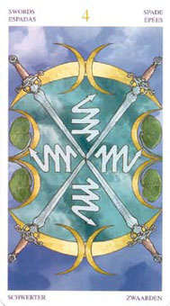 ռ˿ - Wirth Tarot Of Trade Edition -  - Four Of Swords