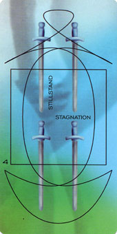 ǵﰲ - Adrian Tarot -  - Four Of Swords