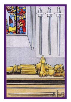 ³ - Epicurean Tarot -  - Four Of Swords