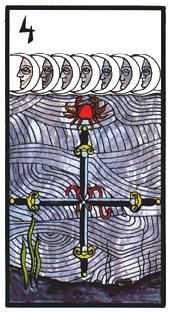  - Esoterico Tarot -  - Four Of Swords