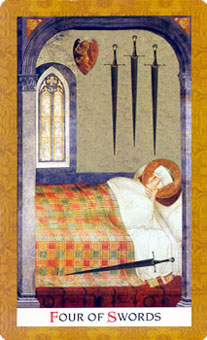 ƽʱ - Golden Tarot -  - Four Of Swords