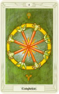  - Croley Tarot - Ȩ - Four Of Wands