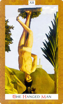 ƽʱ - Golden Tarot -  - The Hanged Man