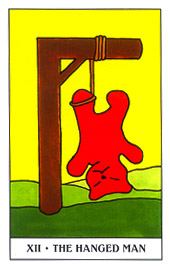 С - Gummy Bear Tarot -  - The Hanged Man