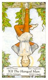 ɭ޲ - Hanson Roberts Tarot -  - The Hanged Man