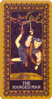 è - Medieval Cat Tarot -  - The Hanged Man