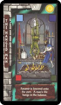 ֮ - Lord of the Rings Tarot -  - The Hanged Man