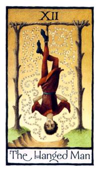 Ӣʼ - Old English Tarot -  - The Hanged Man