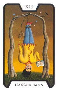 Ů - Tarot of the Witches -  - The Hanged Man