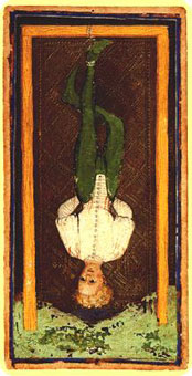 ˹ - Visconti Sforza Tarot -  - The Hanged Man