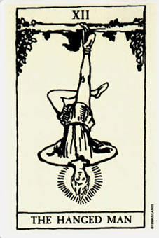 ҹ - Glow In The Dark Tarot -  - The Hanged Man