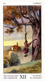 ո - Tarot of The Renaissance -  - The Hanged Man