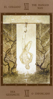 Թ - The Labyrinth Tarots -  - The Hanged Man