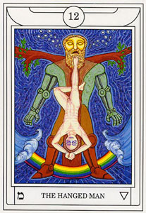 ƽ - Golden Dawn Magical Tarot -  - The Hanged Man