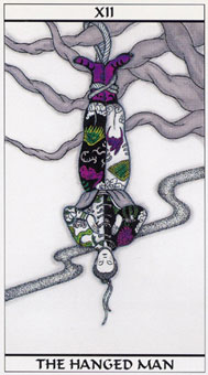 ڤ - Meditation Tarot -  - The Hanged Man