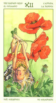 ֮ - The Spirit Of Flowers Tarot -  - The Hanged Man