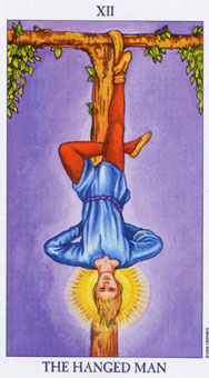 ΰ - Radiant Rider-Waite Tarot -  - The Hanged Man