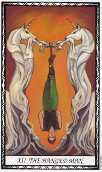  - Unicorn Tarot -  - The Hanged Man